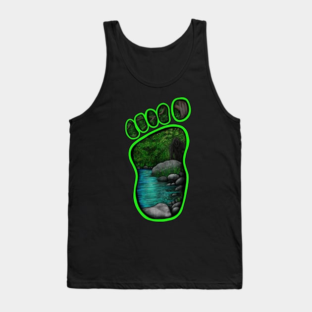 bluff creek bigfoot Tank Top by Squatchyink